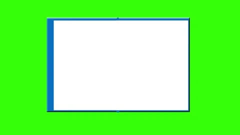Animated open blue book opens book 4k alpha greenscreen Stock Footage 246497860