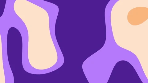 Animated orange and purple gradient background shapes Stock Footage 322207937