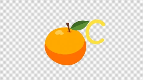 Animated orange. Stock Footage 301232162