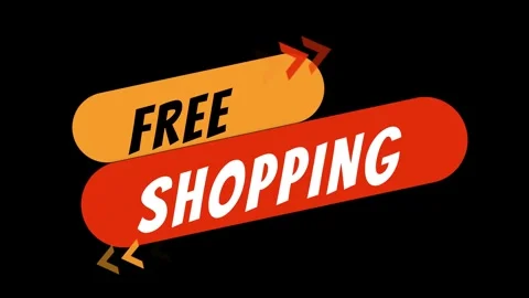 Animated orange with video animated geometric shapes forming promotional banner Vídeo Stock 344416244