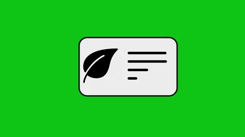 Animated organic certification label with leaf icon and checkmark symbol on.. Stock Footage 346496869