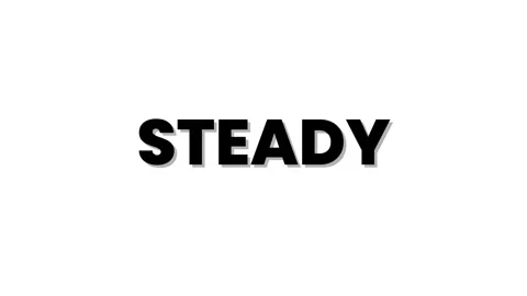 Animated overlay video of ready, steady &amp; start writing in black Stock Footage 288492628
