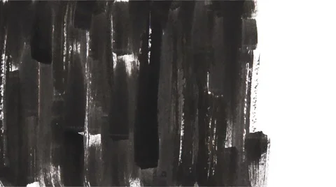 Animated Paint Brush / Calligraphy Stock Footage 52219385