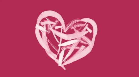 Animated Paint Brush / Calligraphy Stock Footage 52219741