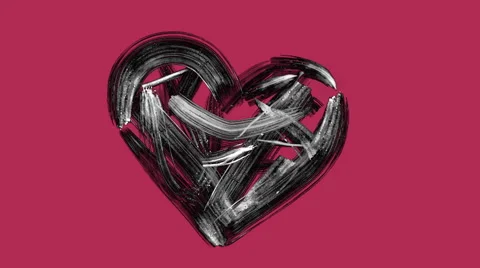 Animated Paint Brush / Calligraphy Stock Footage 52219815