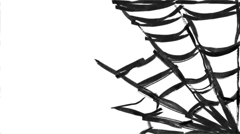 Animated Paint Brush / Calligraphy Stock Footage 52220094