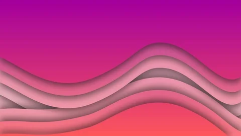 Animated paper cut abstract background Stock Footage 108556644