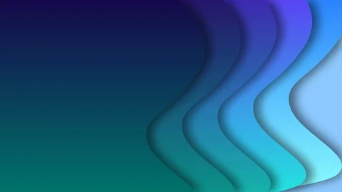 Animated paper cut abstract background Stock Footage 108556649