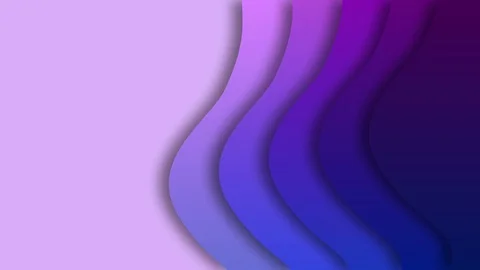 Animated paper cut abstract background Stock Footage 108556655