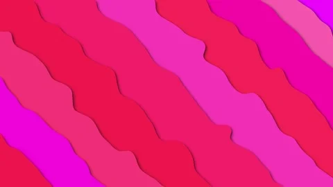 Animated papercut waves background in pink and purple colors Vidéo 296684282