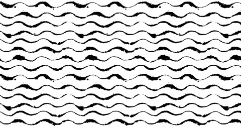 Animated Parallel Wavy Inky Pattern on Blotting Paper Stock-Footage 241082513