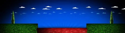 The animated park Stock Footage 106402167