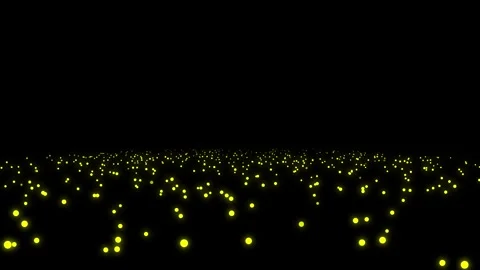 Animated Particle dust abstract motion on dark background Vídeos de archivo 301785165