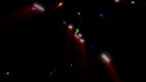 Animated particles flying against dark background Stock Footage 81668868