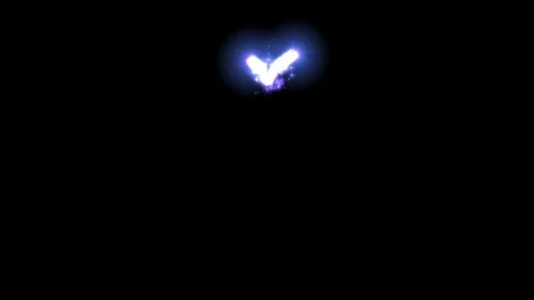 Animated Particles Forming Heart Stock Footage 71753921