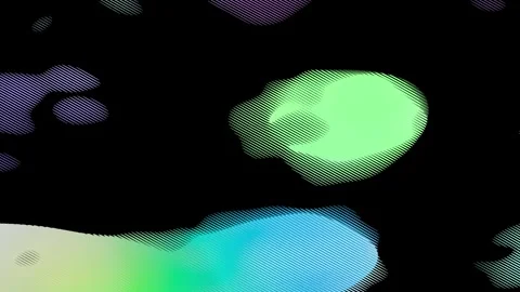 Animated Pastel Liquid Clouds with Halftone Gabor Texture Stock-Footage 337760896