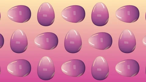 Animated pattern, color wave Easter eggs, footage ideal for wallpapers, Easter Видео 103792449