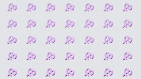 Animated pattern of colored letters Video stock 162442430