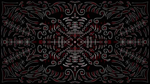 Animated Pattern Drawing Stock Footage 229412050