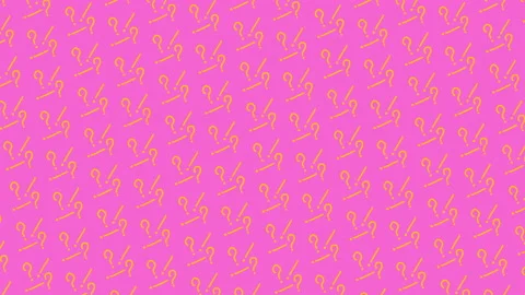 Animated pattern with hand drawn question marks. Video stock 104078217