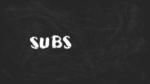 Animated phrase Subscribe. Moving hand drawn text message. HD 2d cel loop able Video stock 136117189