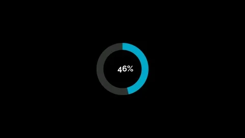 Animated Pie Chart 70 Percent 4K Infographic Motion Graphics Stock Footage 325331625
