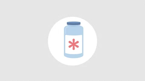 Animated pills bottle | Stock Video | Pond5