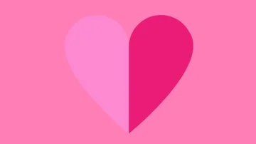 Animated pink heart background Stock Footage 85518726