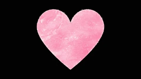 Animated pink heart with space to write. For Mother's Day, Valentine's Day... Stockbeeldmateriaal 153033467