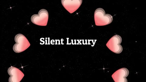 Animated pink hearts floating over sparkling black background with elegant text Vídeo Stock 338382234