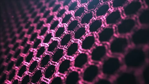 Animated Pink Honeycombs Stock Footage 96045965
