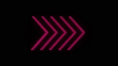 Animated pink neon arrows, upward animat... | Stock Video | Pond5