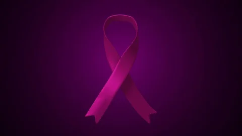 Animated Pink Ribbon from Below Stock Footage 82279447