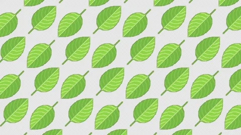 Animated pixel leaf pattern. Eco background pixel art for 8-bit video game. 스톡 동영상 310229648
