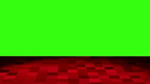 Animated Pixelated loop on green screen ... | Stock Video | Pond5