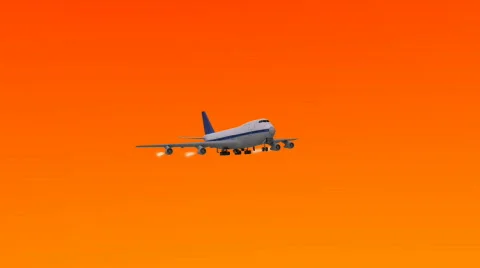 Animated Plane Starting Video stock 331252