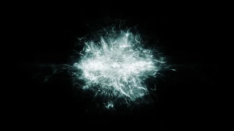 Animated plasma effect of a powerful and spiritual element Video stock 91756289