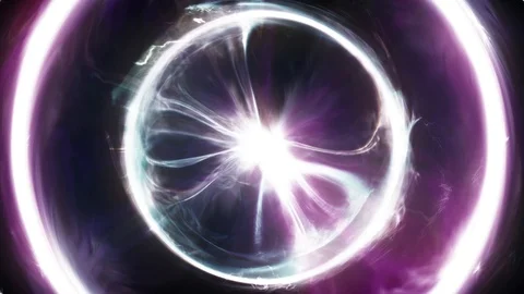 Animated plasma effect of a powerful and spiritual element Stockbeeldmateriaal 91757810