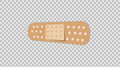 Animated Plaster Visual Stock Footage 56724892