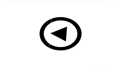 Animated play button icons with smooth motion in minimalist design for digi.. Stock Footage 348129517