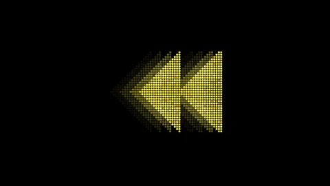 Animated Play Video LED Icon Loop Modules for edit with alpha Video stock 84178037