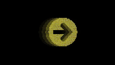Animated Play Video LED Icon Loop Modules for edit with alpha Stock Footage 84178670