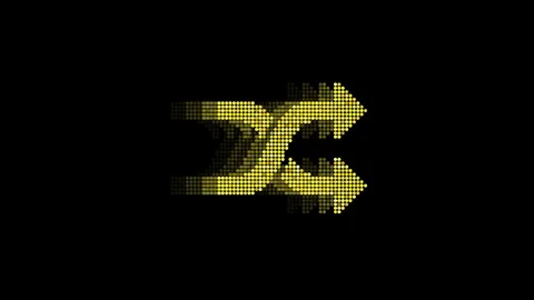 Animated Play Video LED Icon Loop Modules for edit with alpha Stock Footage 84180648