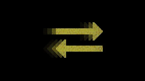 Animated Play Video LED Icon Loop Modules for edit with alpha Stock Footage 84182338