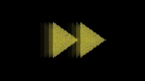 Animated Play Video LED Icon Loop Modules for edit with alpha Stock Footage 84184688