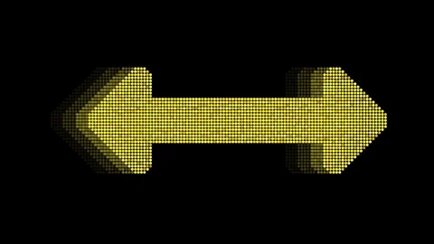 Animated Play Video LED Icon Loop Modules for edit with alpha Video stock 84187010