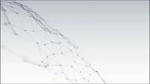 Animated Plexus Form Background Template Stock Footage 208933325