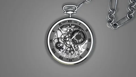 Animated Pocket Watch Stock Footage 70875052