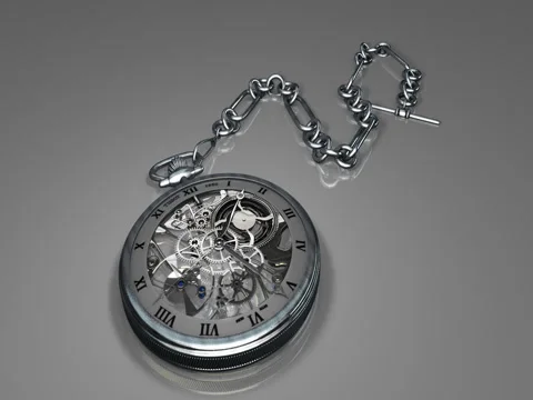 Animated Pocket Watch Stock Footage 70875479