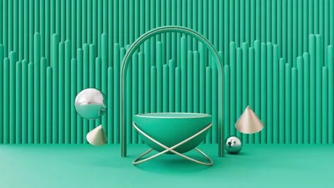 Animated Podium for product presentation 库存影片 229946909